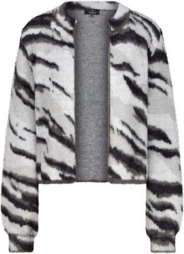 Monari tiger pattern cardigan 808915