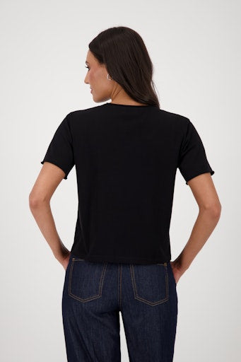 Monari beaded eagle t-shirt 808792