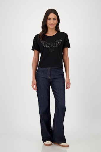 Monari beaded eagle t-shirt 808792