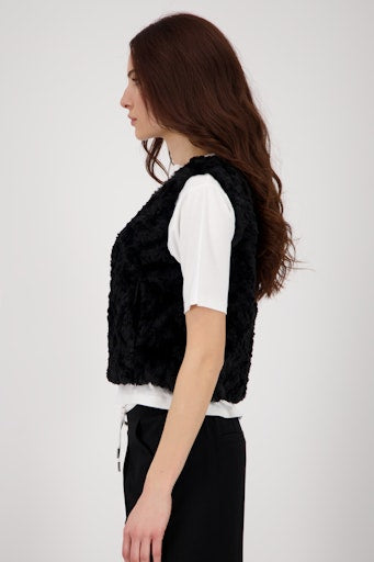 Monari short faux fur gilet 809163