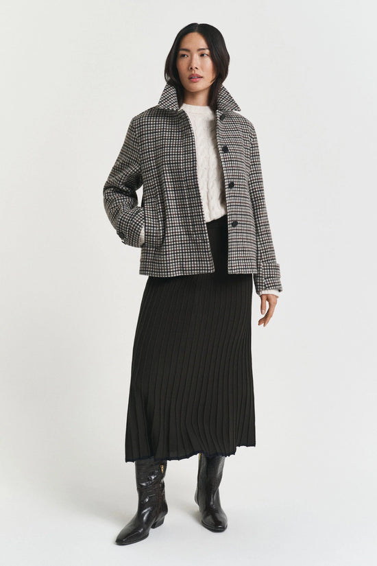 Gant short checked outdoor jacket 4700396