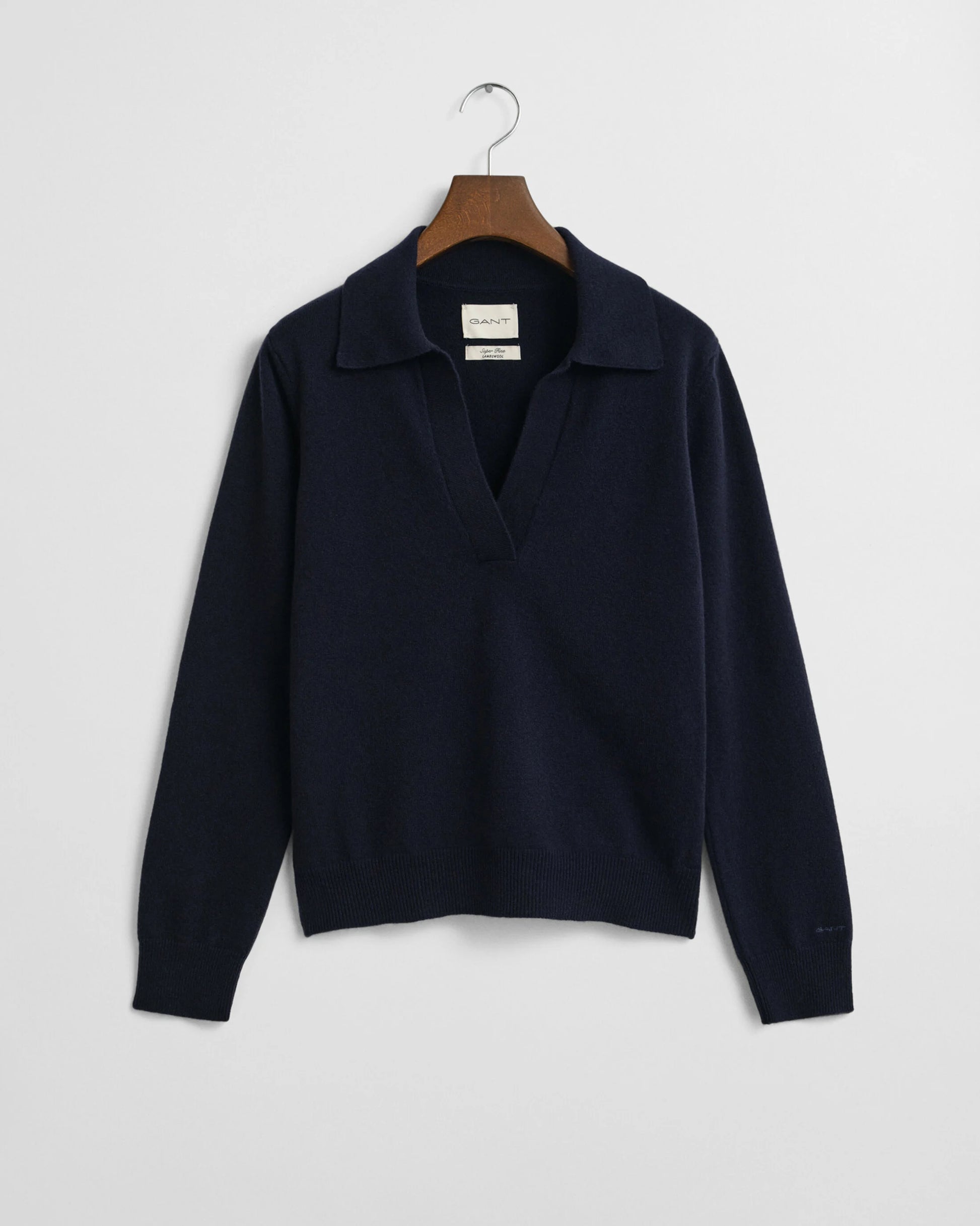 Gant blue wool rugger top 4805395