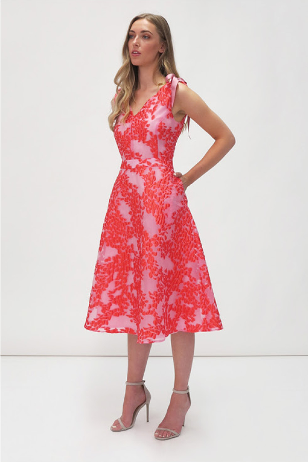 Jane-Young-Wedding-guest FGee Red Dress