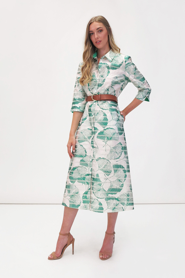 Jane-Young-Wedding-guest FGee Shirt Dress