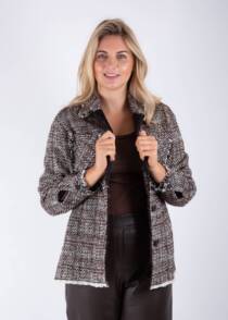 Jane Young Riani brown tweed jacket