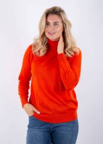 Jane Young Gant red turtle neck