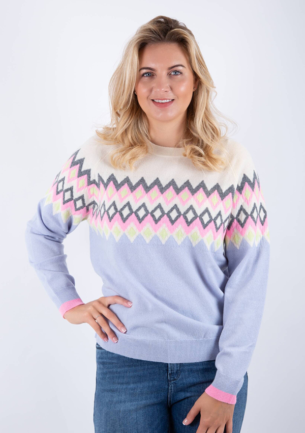 Cocoa Cashmere fairisle