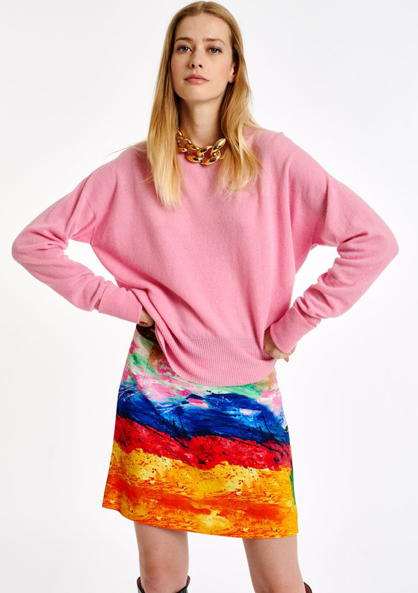 Essentiel Antwerp pink sweater