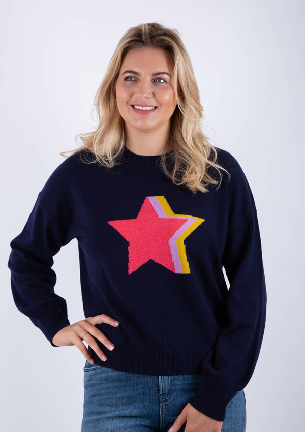 Cocoa Cashmere star print