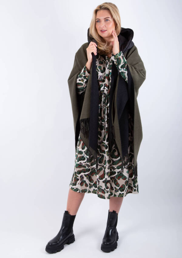 Marccain Cape With Padded Hood