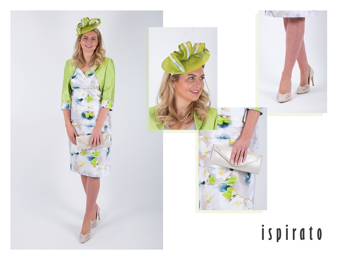 Ispirato Mother of the bride dress and accessories