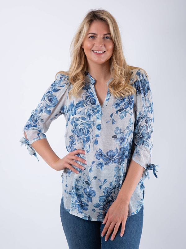 Sani Blue - Blue Runway blouse