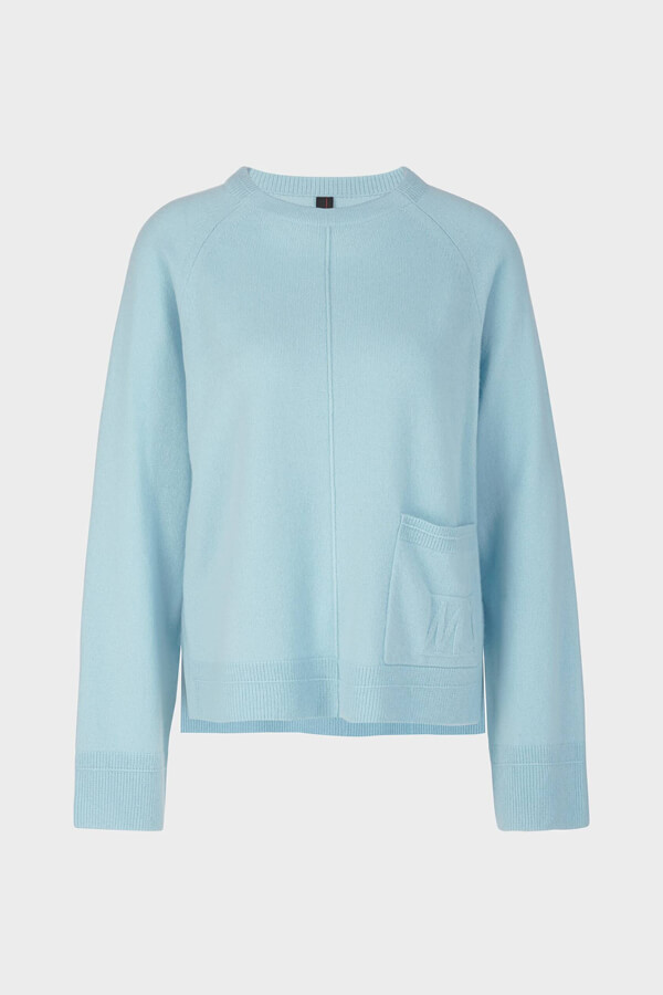 Blue wool and cashmere Marccain knitwear