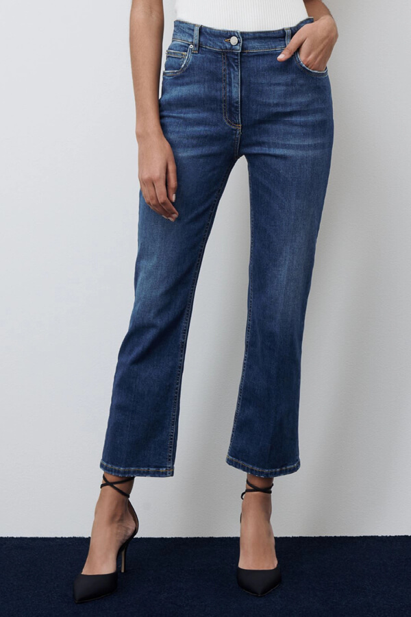 Marella cropped flare jeans