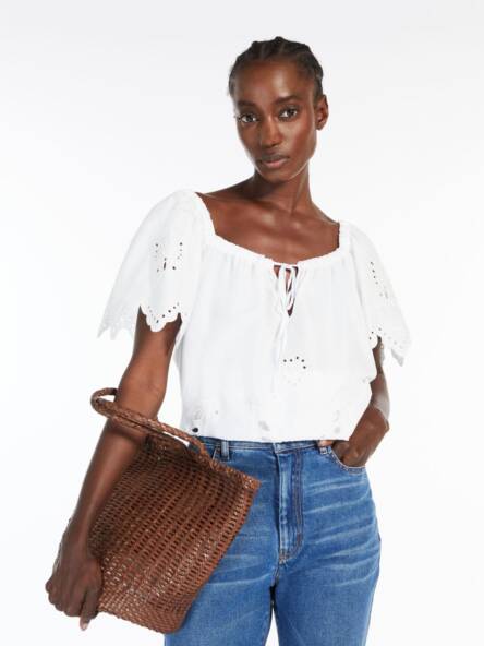 From lily with love COTTON BRODERIE ANGLAISE TOP Weekend MaxMara