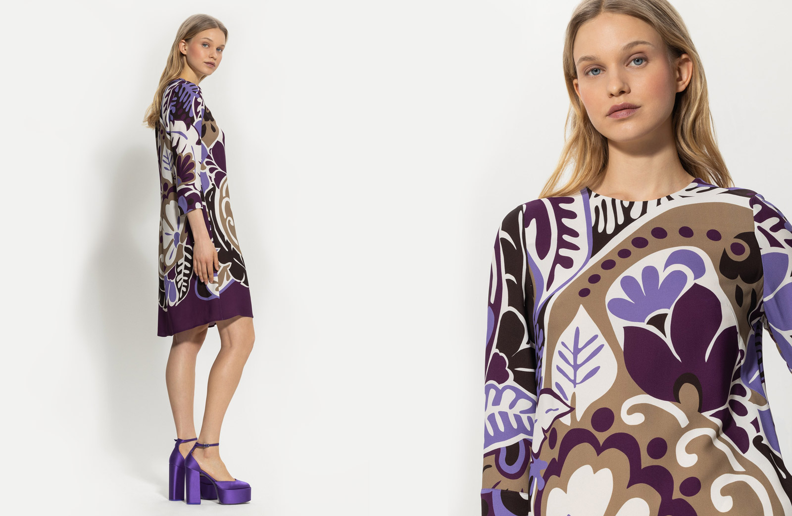 Purple Rain Collection from Luisa Cerano at Jane Young. Autumn Winter 2023
