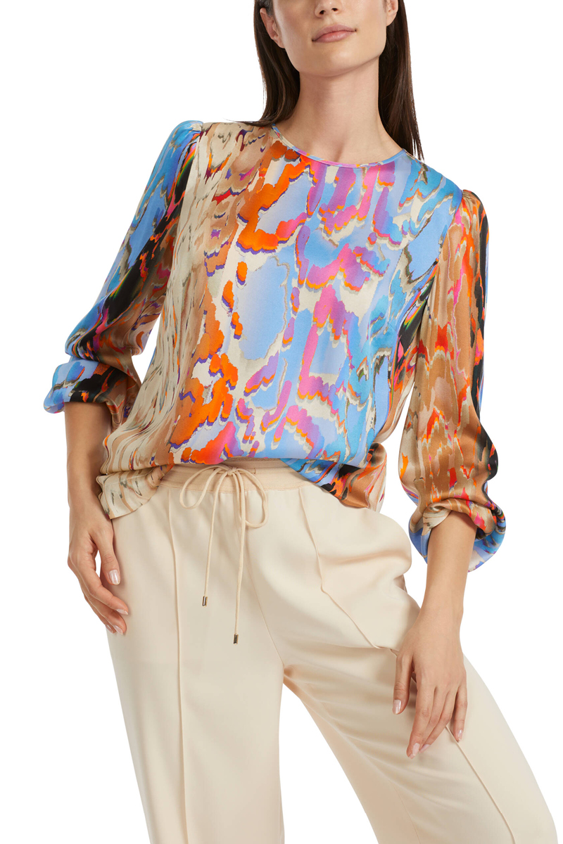 Marc Cain Silk shirt Autumn Winter 23 Trend