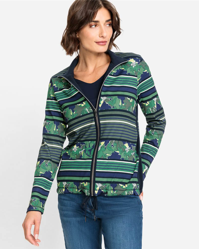 Olsen mixed print jacket