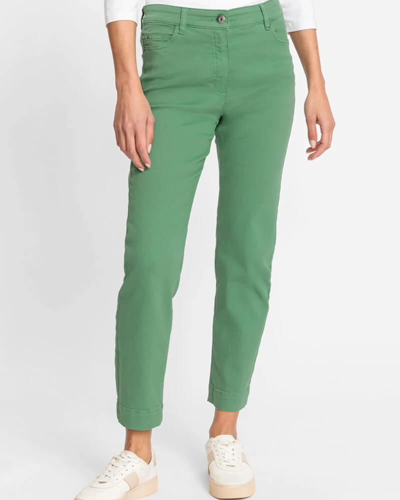 Mona trousers from Olsen in green