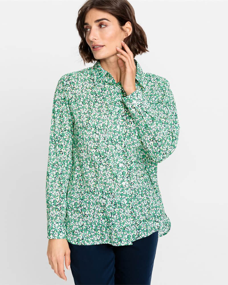 Olsen floral blouse