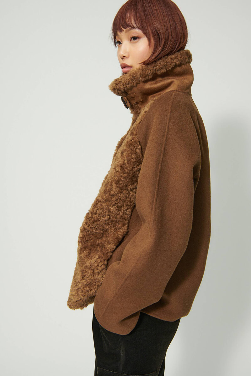 Luisa Cerano Lambskin -effect jacket