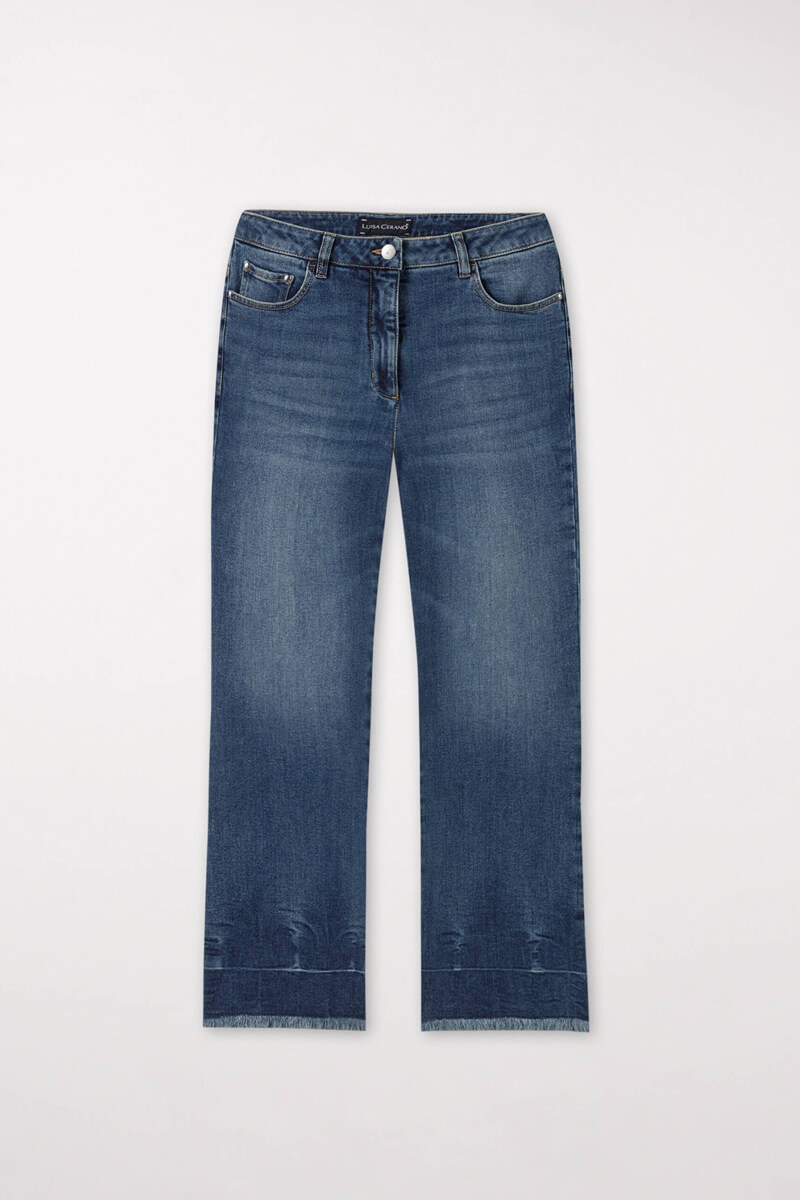 Luisa Cerano bootcut crop jeans autumn essential