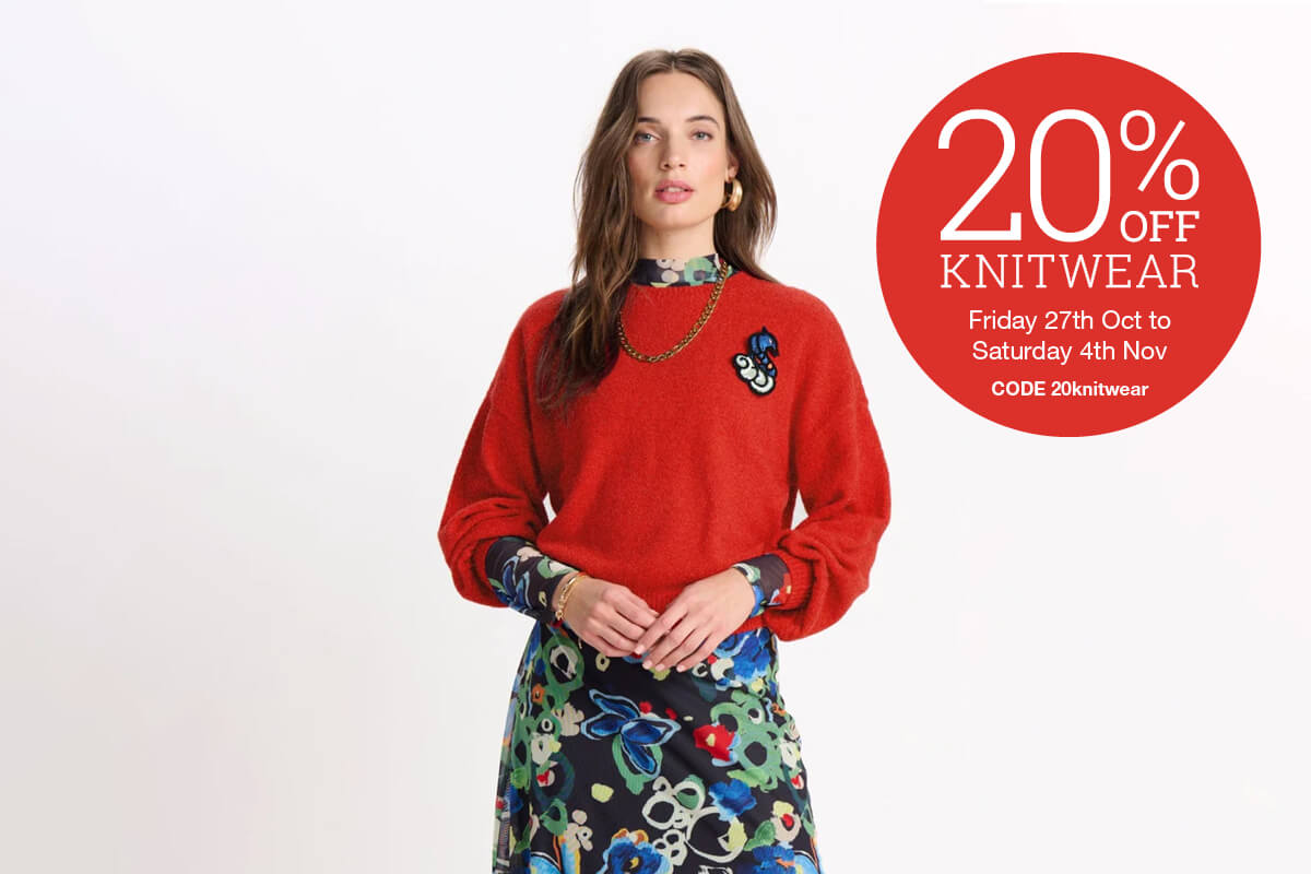 20% Off Knitwear at Jane Young. Designer Autumn knitwear
