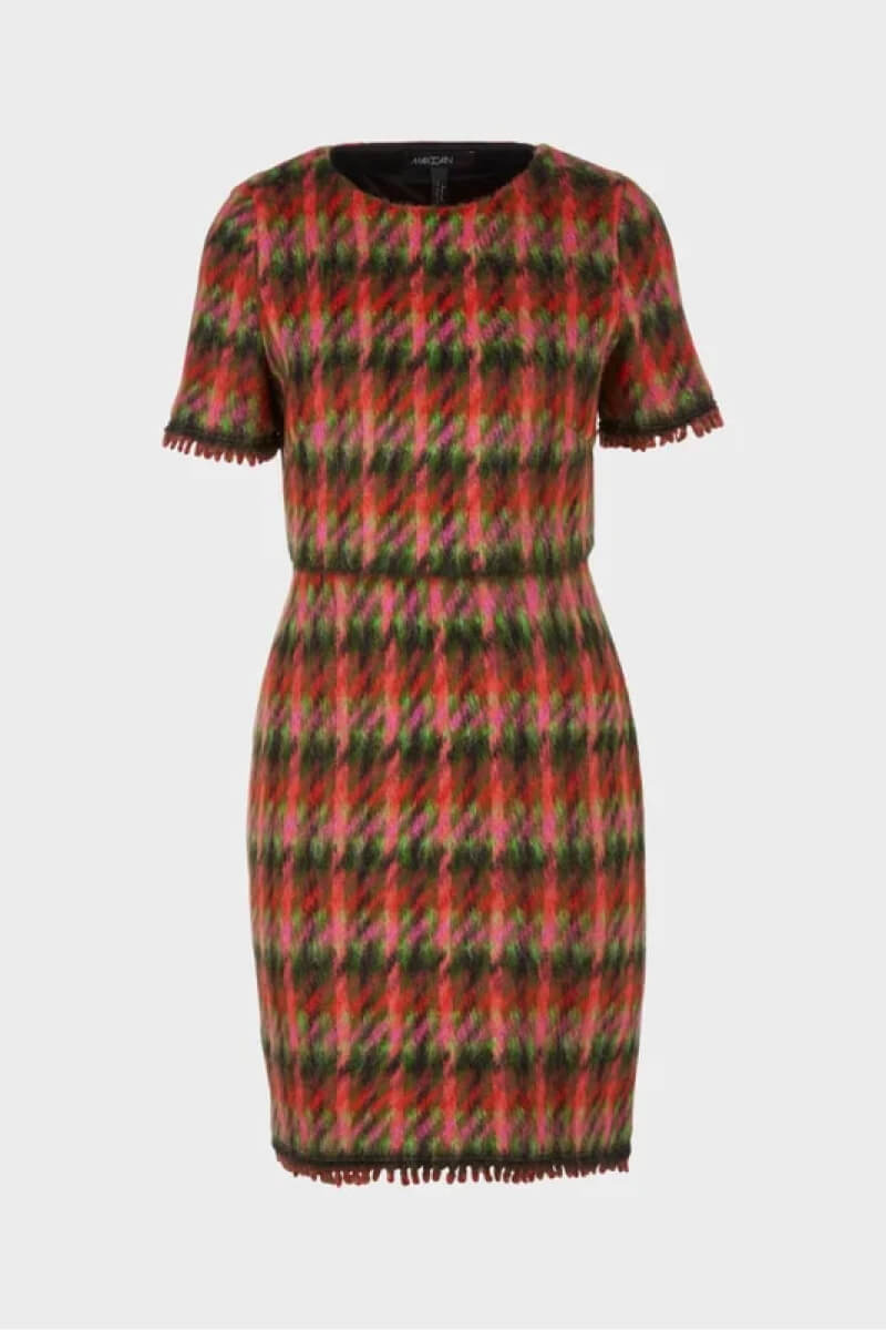 Marc Cain night train Chequered Dress
