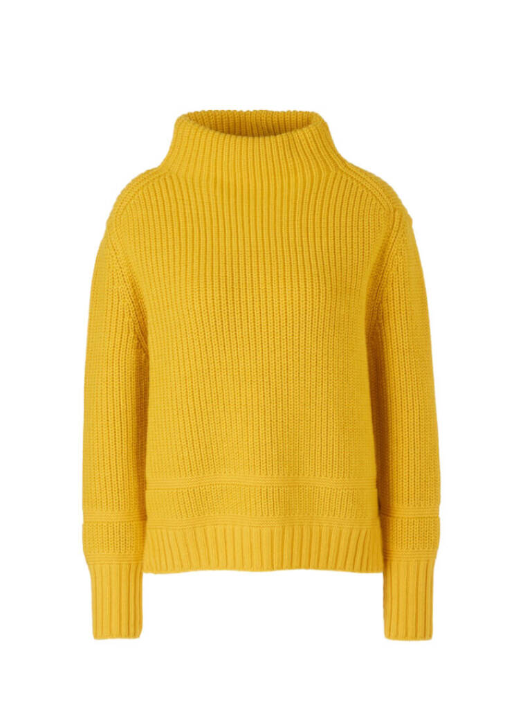 Marccain yellow chunky knitwear