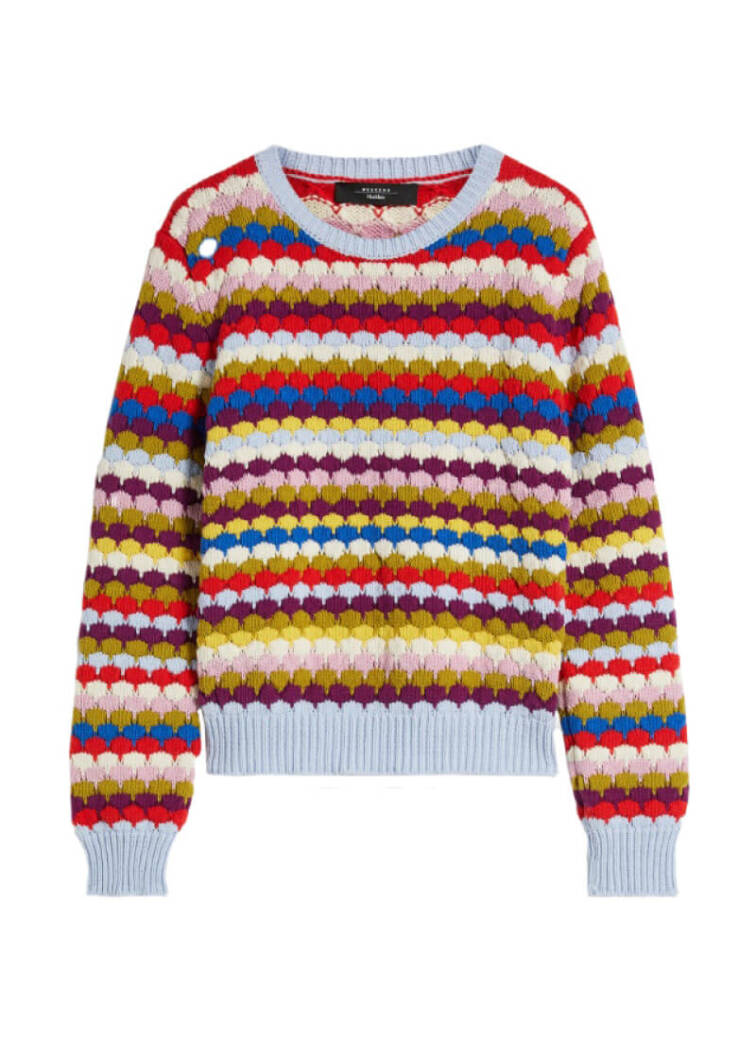 Maxmara weekend multicoloured fair isle jumper