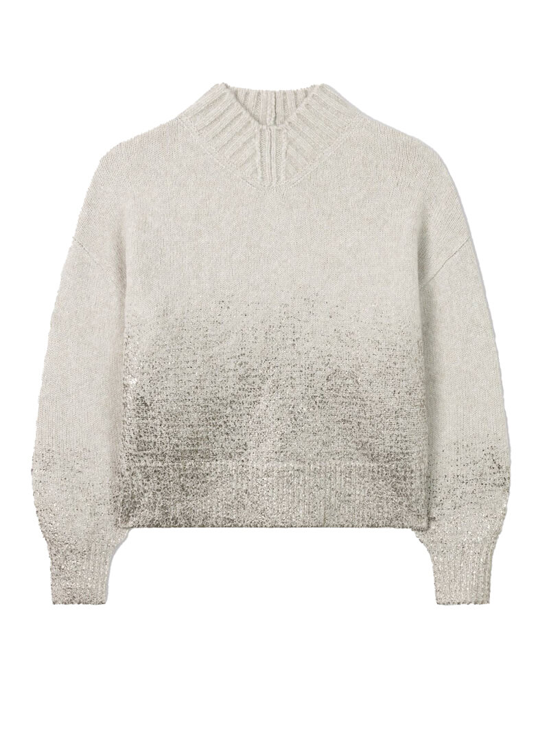 Luisa Cerano sweater with metallic print