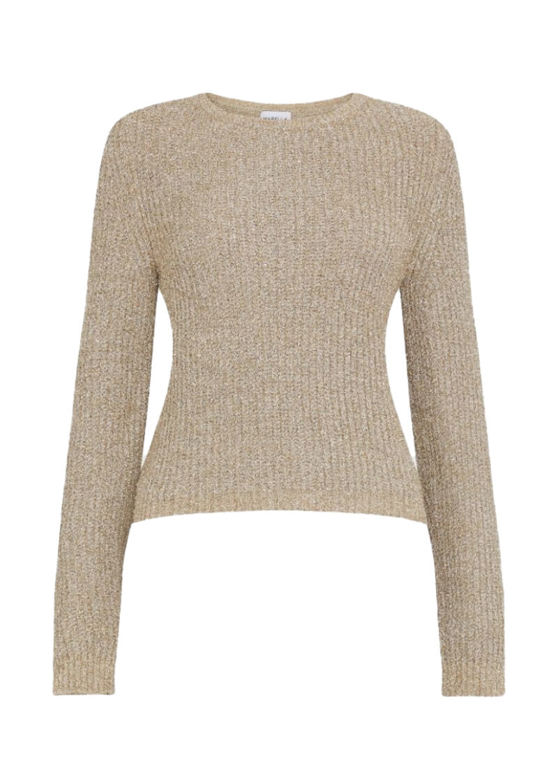 Marella gold lurex sweater Capo