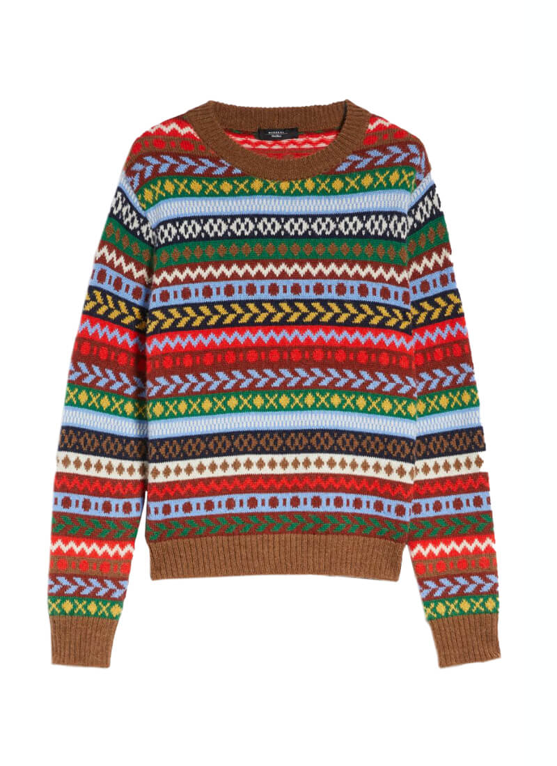 Maxmara Weekend jacquard knit sweater