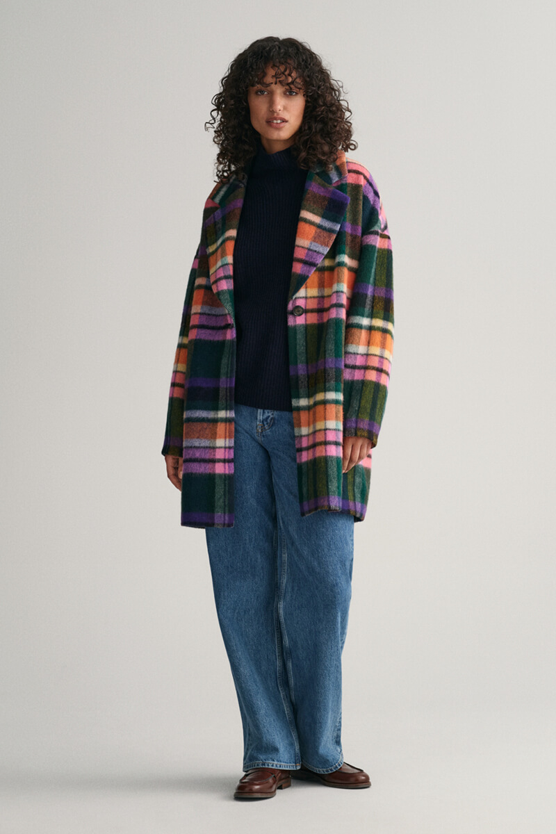 Gant checked cocoon coat £399.00