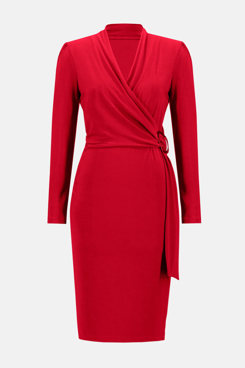 Joseph Ribkoff long sleeve wrap dress 233119