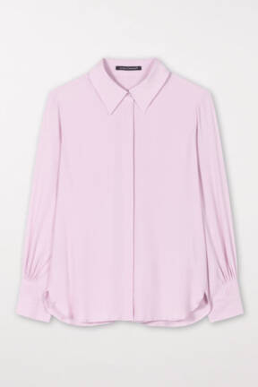 Lavender shirt from Luisa Cerano Spring Summer 24