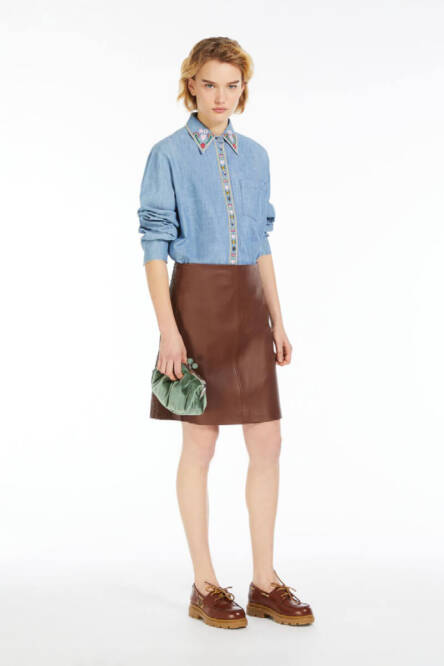 Maxmara Weekend cotton chambray shirt Udine