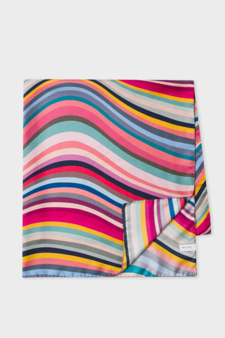PS Paul Smith swirl Silk square scarf 