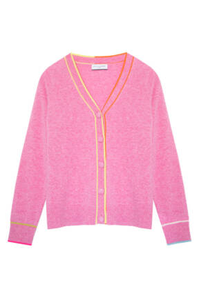Cocoa Cashmere v neck cardigan