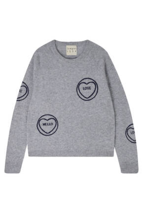 Jumper 1234 all over heart sweater ONW24 002
