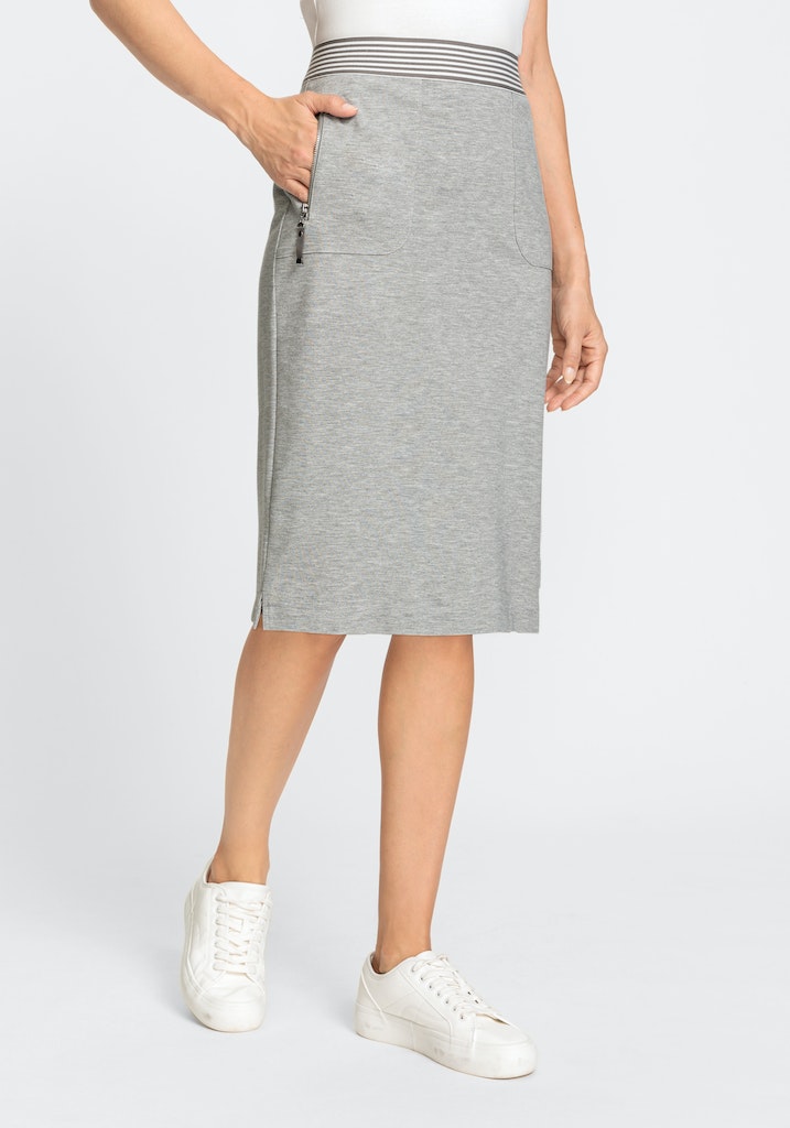 Jersey pull on sale on skirt