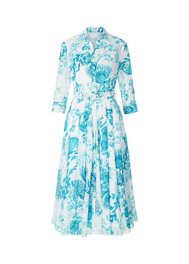 Riani underwater print shirt dress
