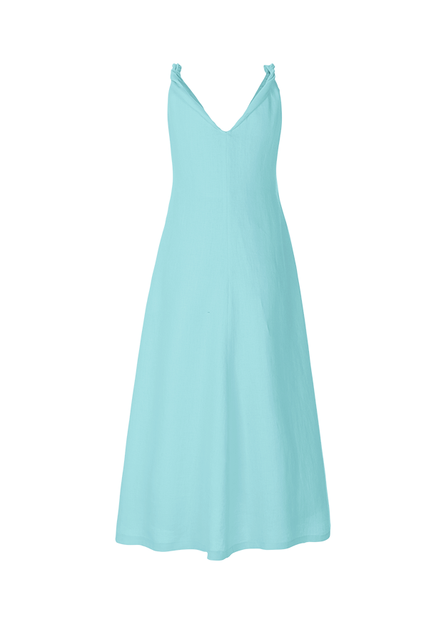 Riani sleeveless linen midi dress