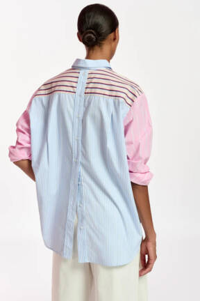 Multicoloured striped shirt from Essentiel Antwerp