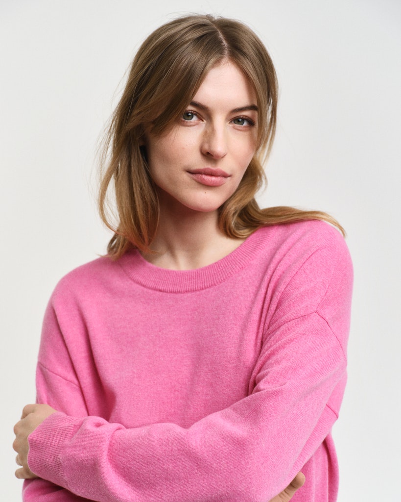Gant superfine lambswool crew neck 4802120 Jane Young