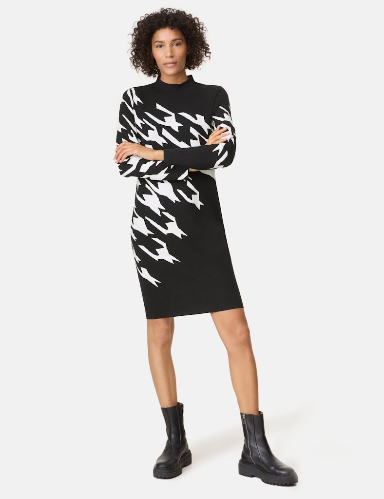 Gerry Weber jacquard patterned dress 385160 44713 Jane Young