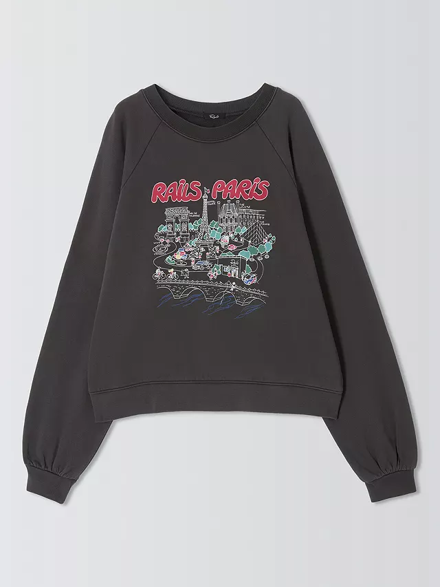 Rails vintage Paris sweatshirt 854A 358C 5763 Jane Young