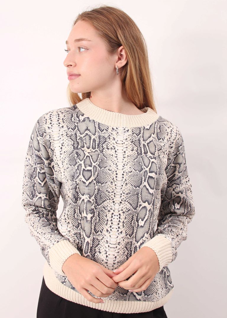 Snakeskin sweater deals