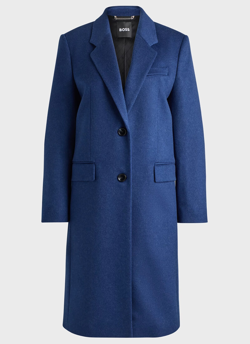 Boss slim fit wool coat 50525426