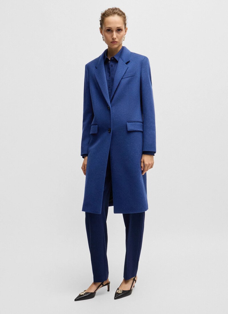 Boss slim fit wool coat 50525426